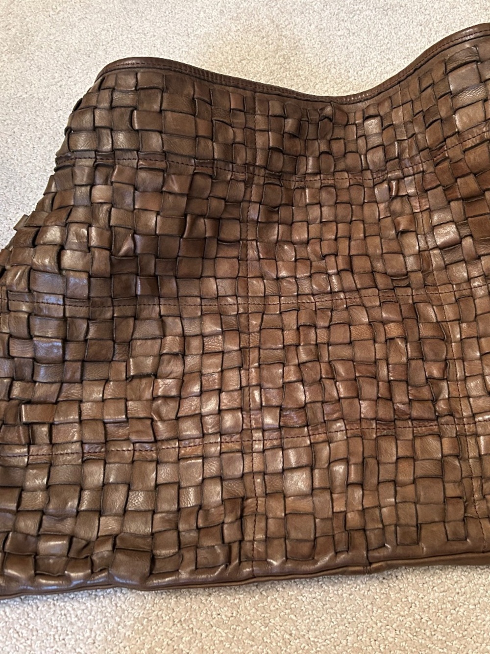 Campomaggi Woven Leather Bag, Atena